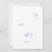 Invitation Ruban Violet (Dos)