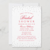 Invitation Ruby Diamonds Moderne Fête des mariées de luxe (Devant)