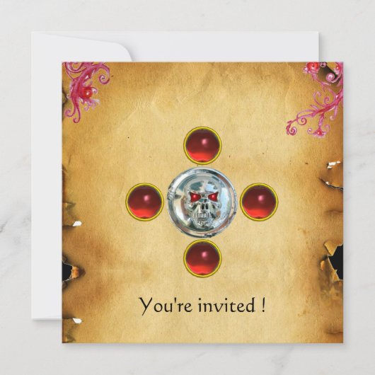 INVITATION RUBY SKULL RIDERS (Devant)