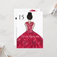 Ruby Sparkle Princesse Robe Quinceanera