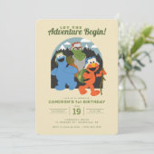 Invitation Rue Sésame | Anniversaire du début de l'aventure (Debout devant)