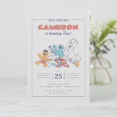 Invitation Rue Sésame | Deux pour la mer Anniversaire d'été (Debout devant)