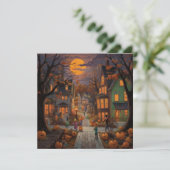 Invitation Rue Trick or Treat : boulevard Halloween (Debout devant)