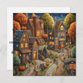 Invitation Rue Trick or Treat : Corn Candy Lane (Devant / Derrière)