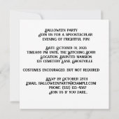 Invitation Rue Trick or Treat : Corn Candy Lane (Dos)