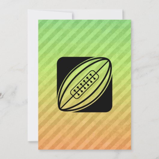 Invitation Rugby (Dos)