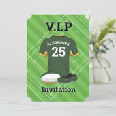 Invitation Rugby V.I.P (DGY) fête d'anniversaire (Debout devant)