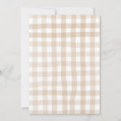 Invitation Russe Automne Bourgogne Floral Friendsgiving Dîner (Dos)