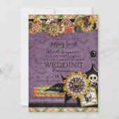 Invitation Russe Automne Halloween Barn Mariage (Devant)