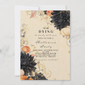 Invitation Russe Black Dahlia Halloween Party (Devant)