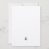 Invitation Russe Boho Fleur sauvage Mariage (Dos)