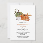 Invitation Russe Boho Thanksgiving Dîner (Devant)