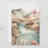 Invitation Russe Boho Watercolor Mariage (Dos)