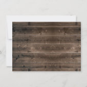 Invitation Russe Bourgogne Floral Vin Barrel Fête des mariées (Dos)