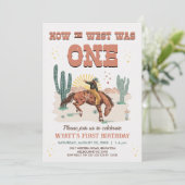 Invitation Russe Brown Western Comment l'Ouest a été un 1er a (Debout devant)