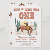 Invitation Russe Brown Western Comment l'Ouest a été un 1er a (Devant / Derrière)