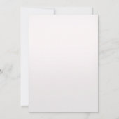 Invitation Russe Chute Turquie Thanksgiving Dîner (Dos)