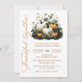 Invitation Russe Citrouille Thanksgiving (Devant)