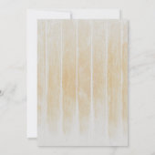 Invitation Russe Citrouilles de bois blanc Thanksgiving Diner (Dos)