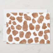 Invitation Russe cowboy western photo premier rodéo anniversa (Dos)