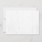 Invitation Russe Crâne de vache Boho Blush rose floral demois (Dos)