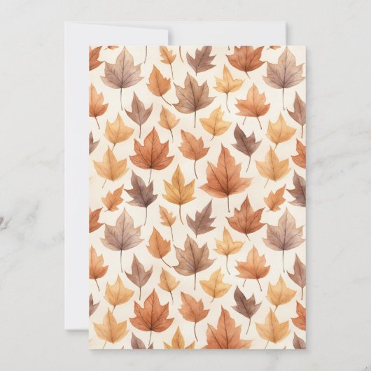 Invitation Russe Donner Merci Thanksgiving Dîner (Dos)