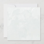 Invitation Russe Eucalyptus Sage Vert & Mariage rose (Dos)