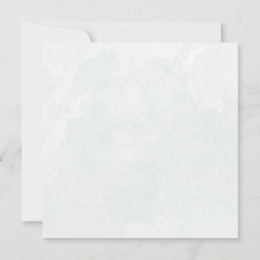 Invitation Russe Eucalyptus Sage Vert & Mariage rose (Dos)