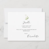 Invitation Russe Eucalyptus Soyez ma DO-IT-YOURSELF femme de (Dos)