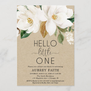 Invitation Russe floral sip et voir, automne kraft rencontrer