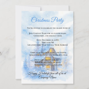 Invitation Russe hiver Cosy Fête Fête d'entreprise