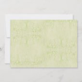 Invitation Russe Mason Jar Peony Bouquet de pavot rose (Dos)