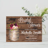 Invitation Russe Pays Vin Baril Bourgogne Fête des mariées (Debout devant)