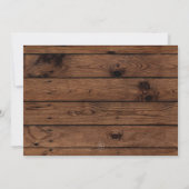 Invitation Russe Pays Vin Baril Bourgogne Fête des mariées (Dos)