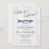 Invitation Russe Pêcheur Côtier Fête des mariées esthétique (Devant)