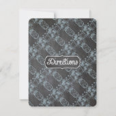 Invitation Russe Serenity Blue Mason Jar Chalkboard Mariage (Devant)