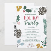 Invitation Russe Suredimensionné Branche Société Fête de Vaca (Devant / Derrière)