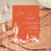 Invitation Russe Verona Sunset Western Desert Mariage