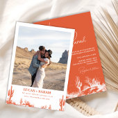 Invitation Russe Verona Sunset Western Desert Mariage