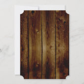 Invitation Russe Vintage Pays Bois fête de Noël (Dos)