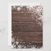 Invitation Russe Winter onederland 1er anniversaire (Dos)