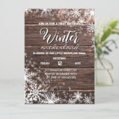 Invitation Russe Winter onederland 1er anniversaire (Debout devant)