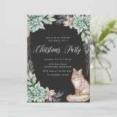 Invitation Russe Winter Wonderland fête de Noël (Debout devant)