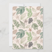 Invitation Russe Winter Wonderland fête de Noël (Dos)