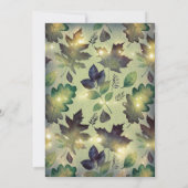 Invitation Russe Woodland Barn Lights (Dos)