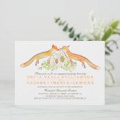 Invitation Russe Woodland Fox (Debout devant)