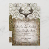 Invitation Russie : Un mariage de mariés et de chasses de cam (Devant / Derrière)