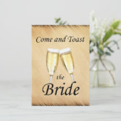 Invitation Rust and Lace Bachelorette Party (Debout devant)