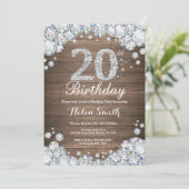 Invitation Rusti 20e Anniversaire Argent Diamant (Debout devant)