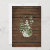 Invitation Rusti Wood Winter Animal Jingle & Mingle Forest (Dos)